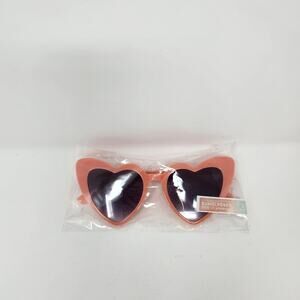 Pink Heart Shaped Sunglasses